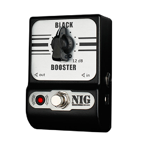 Foto do produto  Pedal de ganho de volume BLACK BOOSTER Nig Music